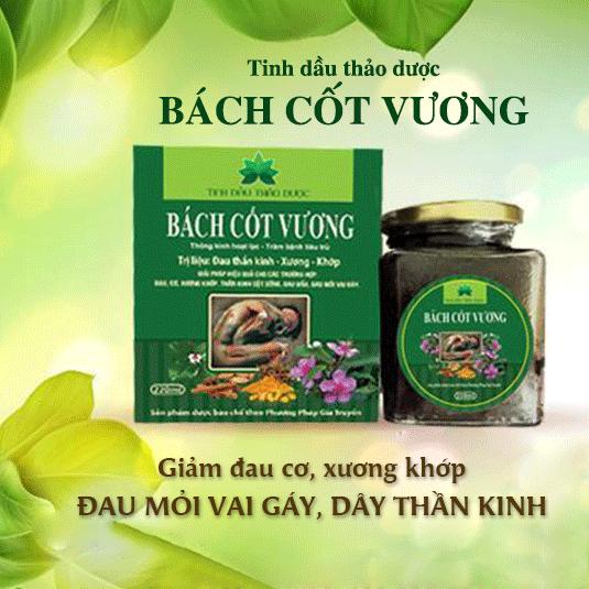 02 Tinh dầu thảo dược xoa bóp Bách Cốt Vương