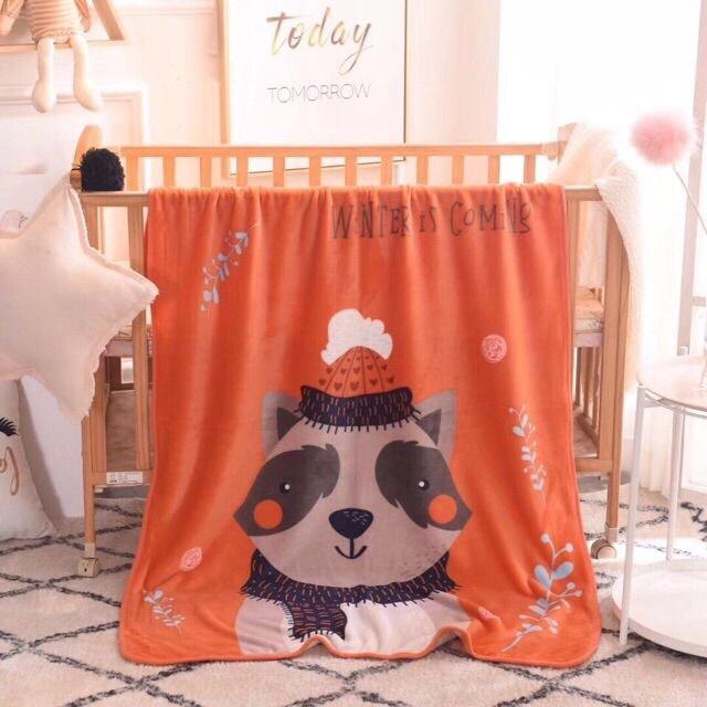 Chăn lông tuyết cho bé rất mềm , mịn kích thước 1x1,5m