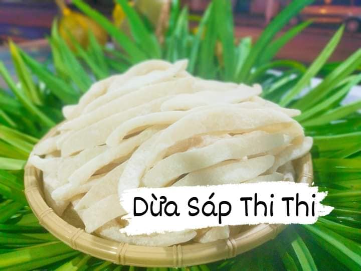 1KG MỨT DỪA SÁP LOẠI 1 VỊ LÁ DỨA