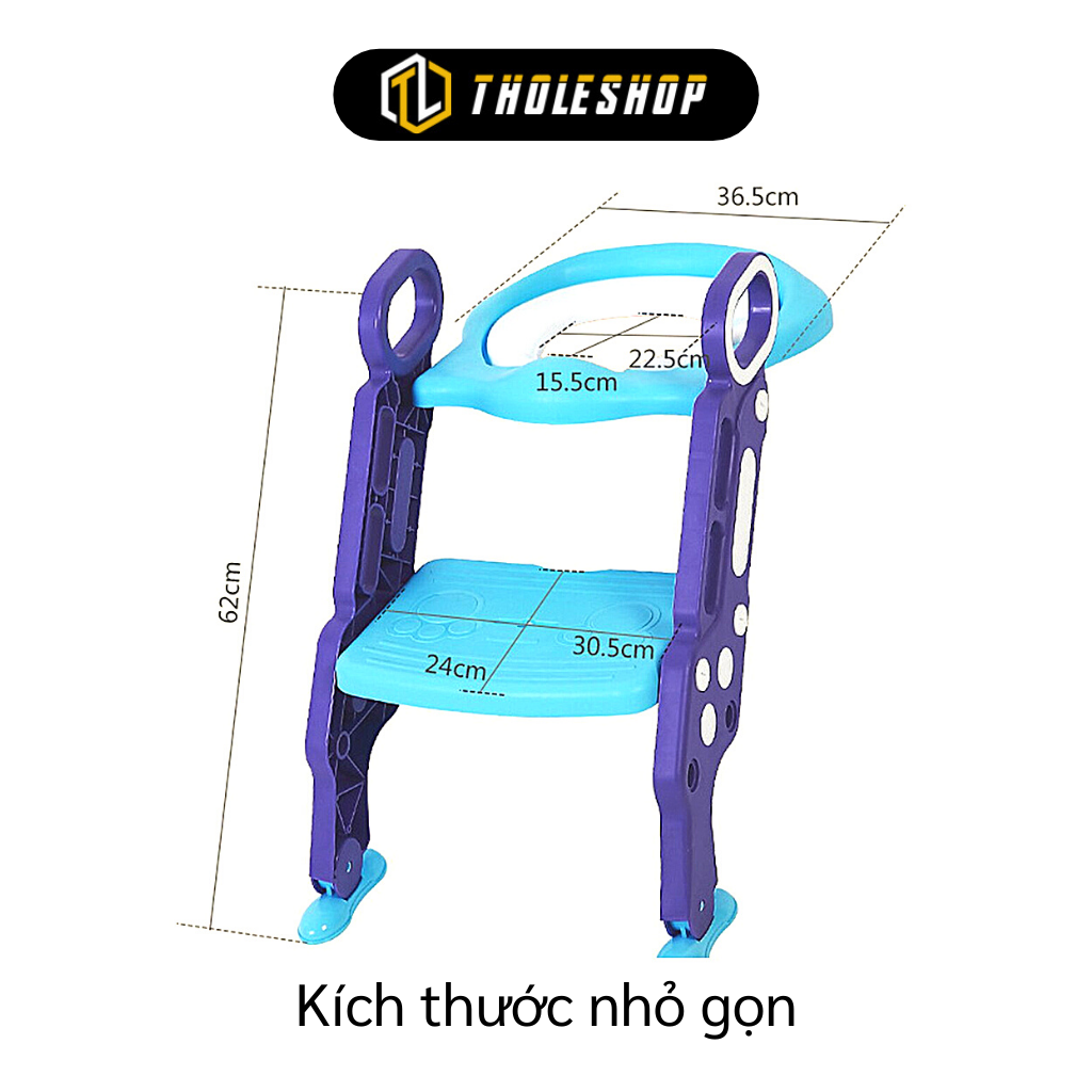 [hcm]dụng cụ thu nhỏ bồn cầu cho bé - bệ lót bồn cầu cho bé thiết kế hình cầu thang - bệ lót thu nhỏ bồn cầu - ghế bệ lót ngồi vệ sinh cho bé 9