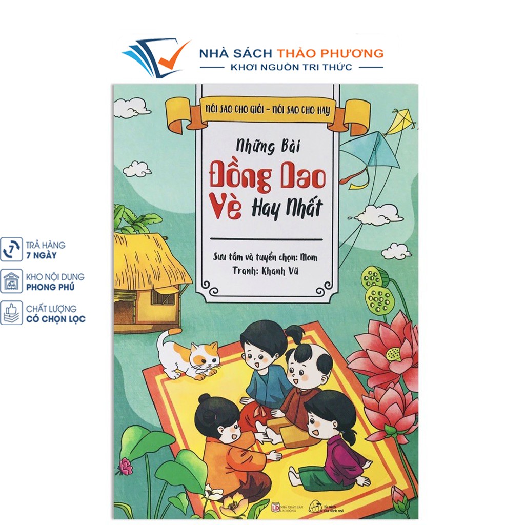 Sách tuyển tập những bài đồng dao vè hay nhất có chọn lọc -nhà sách thảo phương
