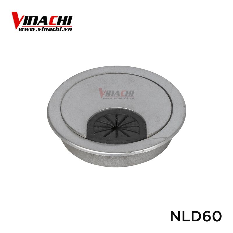 Nắp Luồn Dây Điện Tròn Ghi - Nắp Luồn Dây Điện Tròn Vinachi Gia Công Đúc Nhựa Nắp Tròn Luồn Dây Điện Mặt Bàn Mầu Ghi Sáng