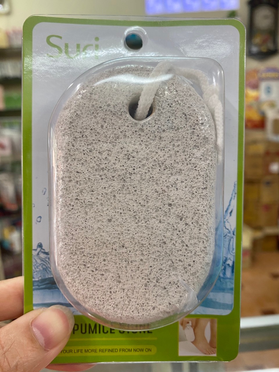 Đá Bọt Biển Chà Gót Chân Suri Oval Pumice Stone E408