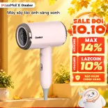 Máy sấy tóc Gaabor HD-N1000D công suất 1000W sấy nhanh 2 chiều nóng lạnh 3 chế độ gió ánh sáng xanh bảo vệ tóc - Bảo hành 12 tháng 1 đổi 1