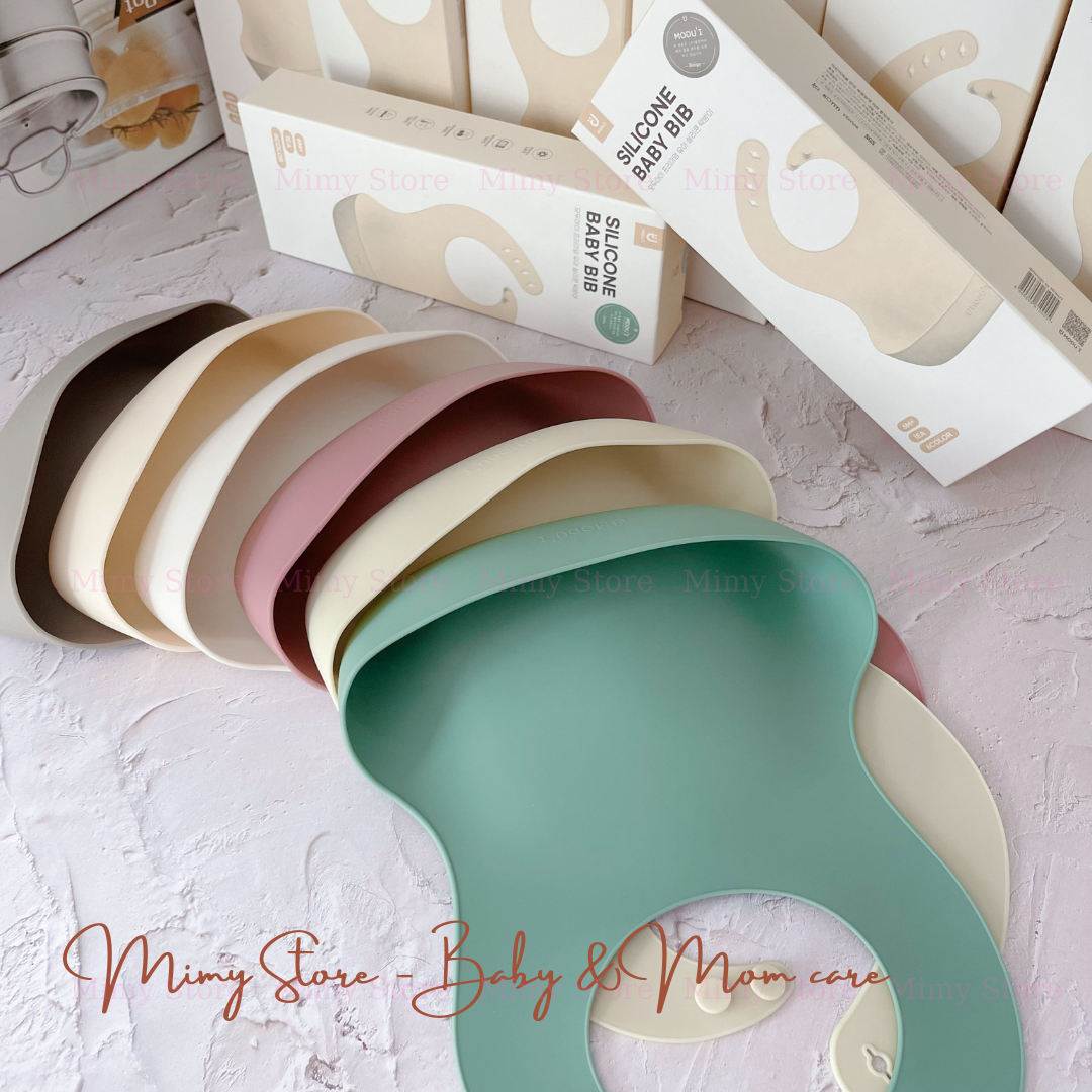 Yếm ăn dặm silicone bluemama