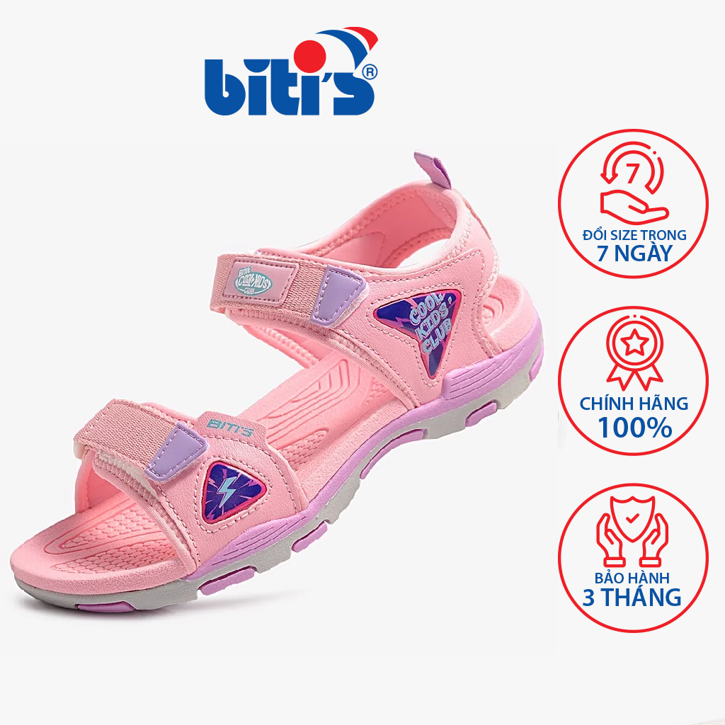 Sandal bé gái biti's byg000300tim siêu bền