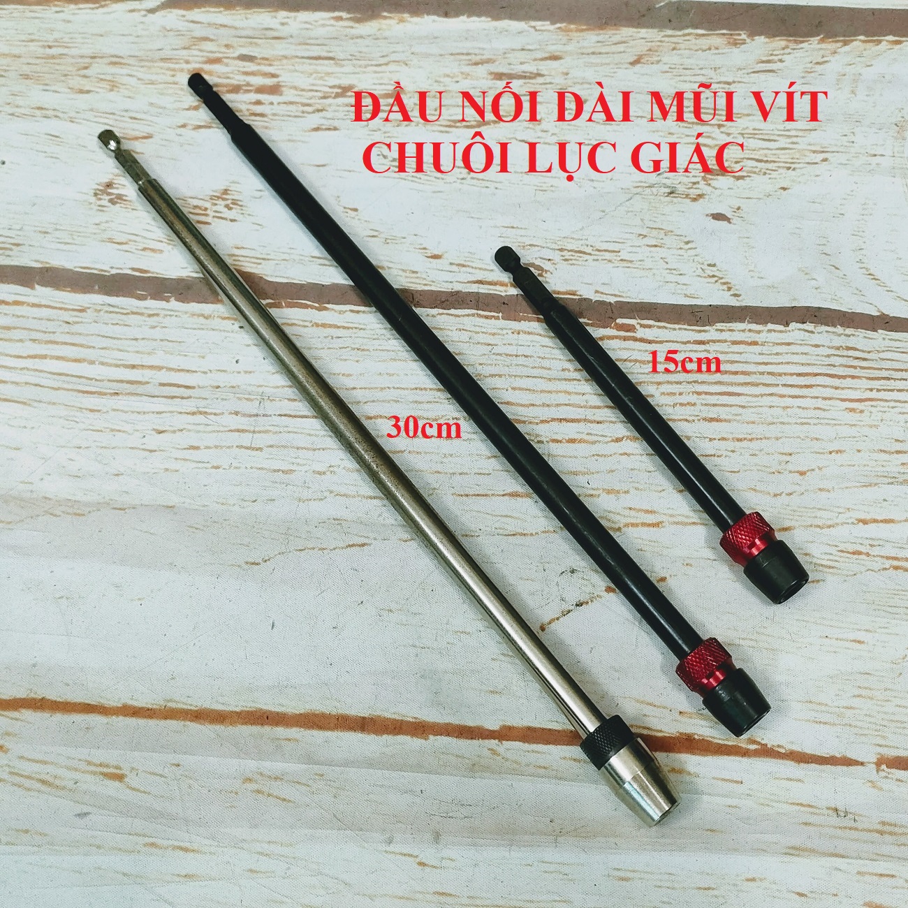 SV Đầu nối vít dài 30cm chuôi lục giác