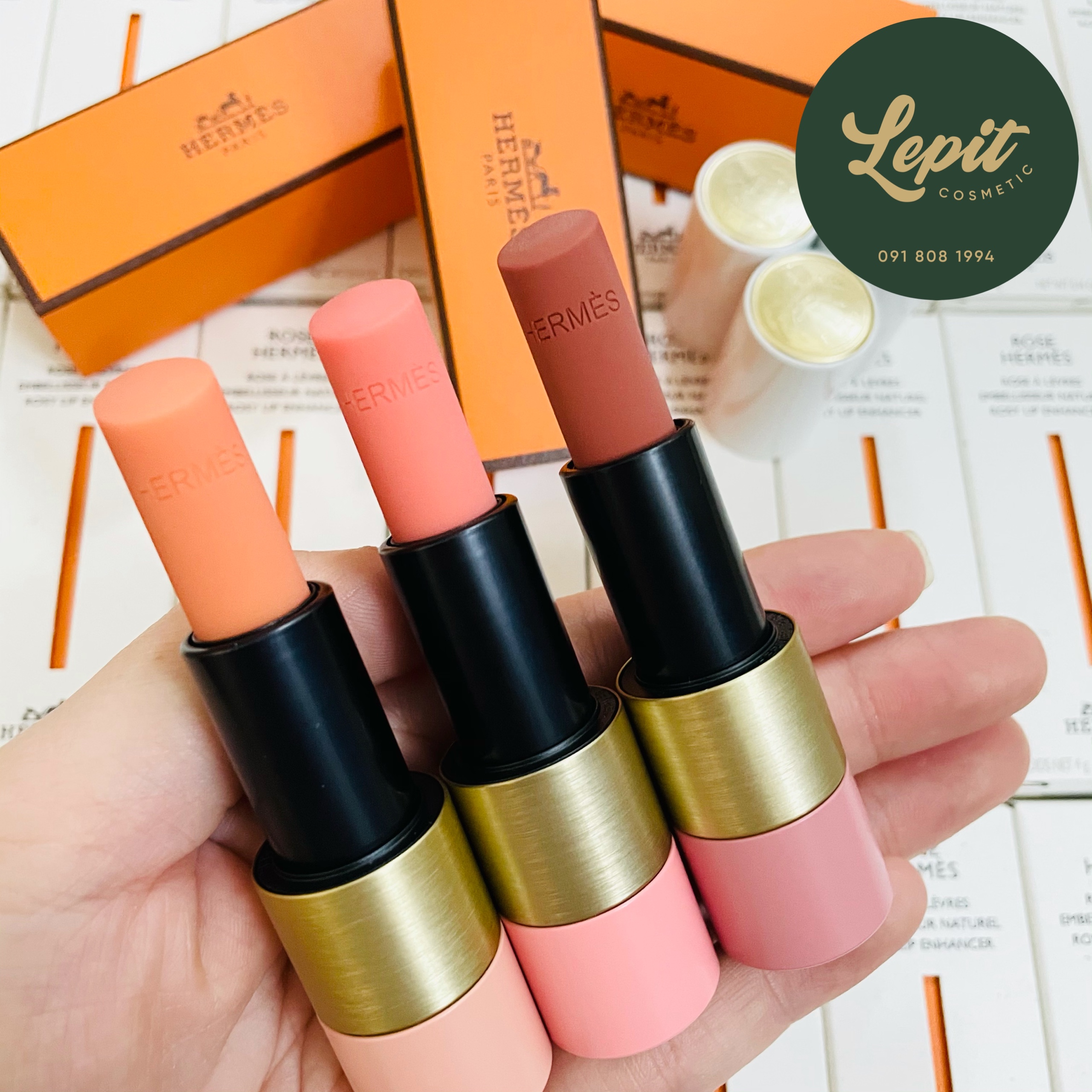 Son dưỡng hermes 2021 màu 30, 14, 49