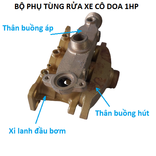 Phụ tùng đầu bơm rửa xe cô doa 1 HP 