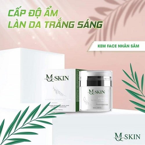 Kem face nhân sâm dưỡng trắng Mq skin