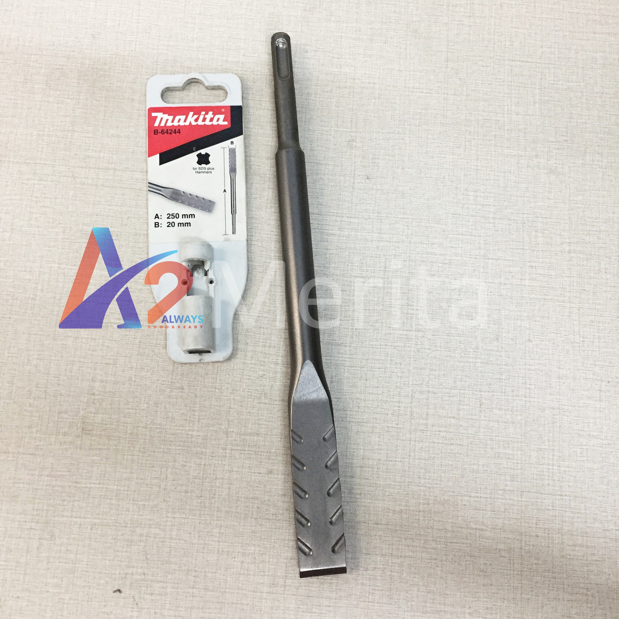 Mũi đục dẹp tự mài sds-plus 250x20mm makita b-64244
