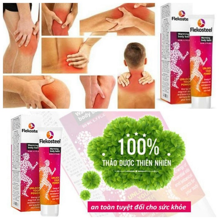 Gel Flekostell bôi xoa bóp giảm đau
