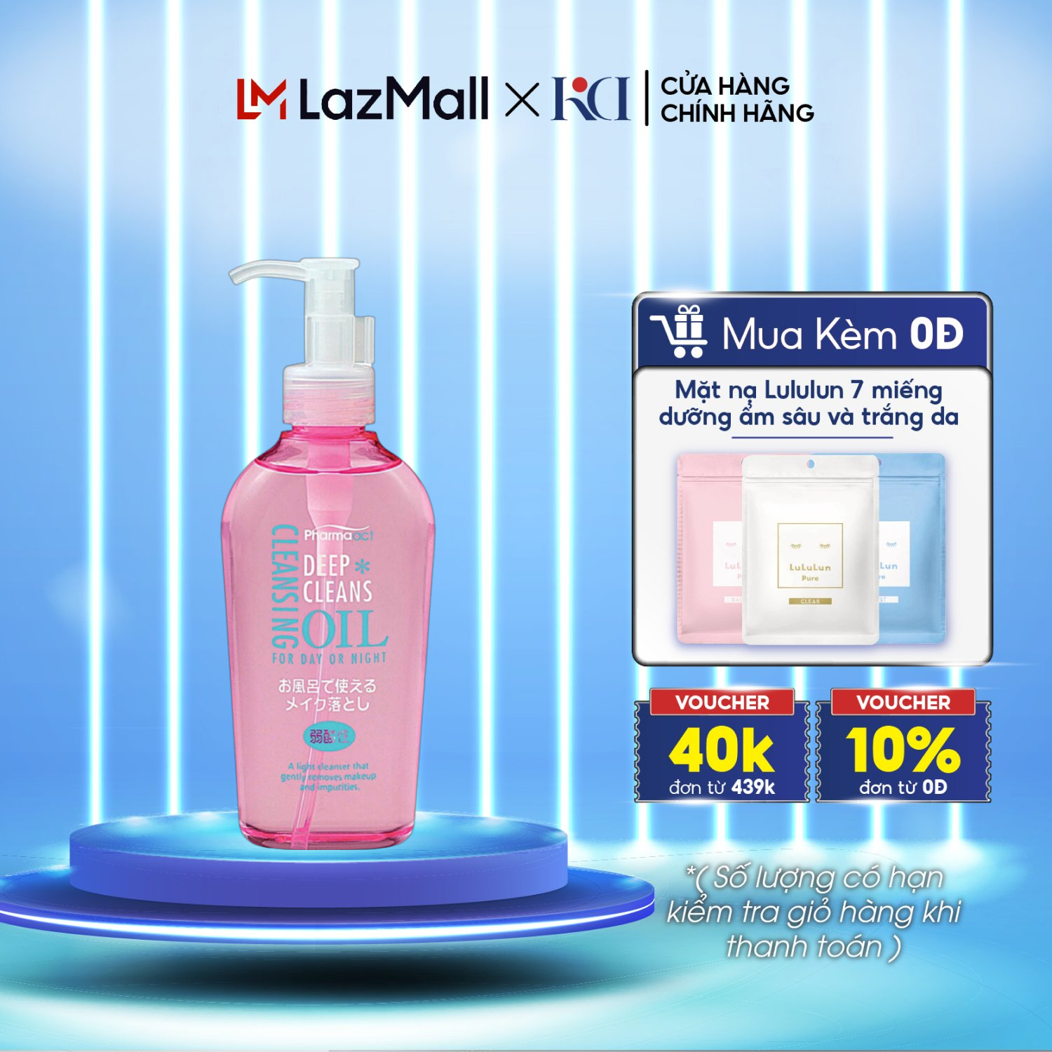 Dầu tẩy trang làm sạch sâu da Kumano Pharmaact Deep Cleansing Oil 160ml