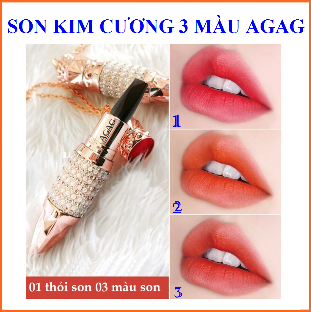 Son Kim Cương AGAG 3 Màu