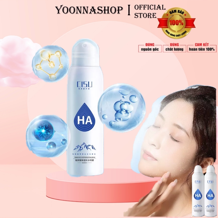 Xịt khoáng cấp ẩm làm dịu da CISU 150ml dưỡng da ẩm mượt mịn màng A131