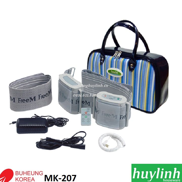 Máy đai massage bụng buheung korea mk-207 - free m - made in hàn quốc