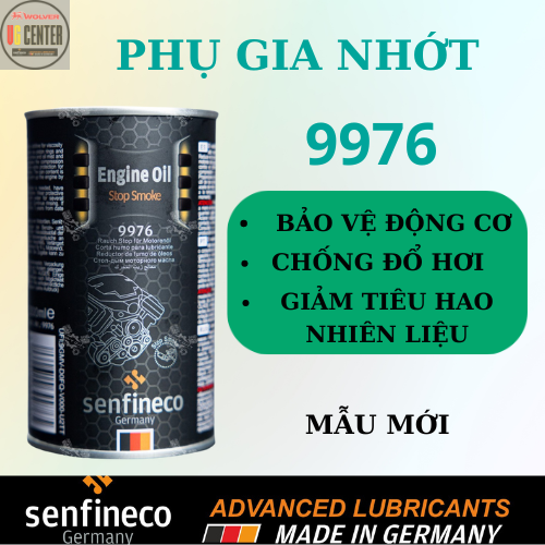 Phụ Gia Nhớt Senfineco 9976 Hỗ Trợ Bảo Vệ Động Cơ Dùng Được Cho Máy Xăng Máy Dầu 300ml