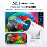 Máy chiếu siêu di động GOOJODOQ HY300 Android 11 Có loa Góc tự do 270° Bluetooth 5.0 Màn hình lớn 130 inch