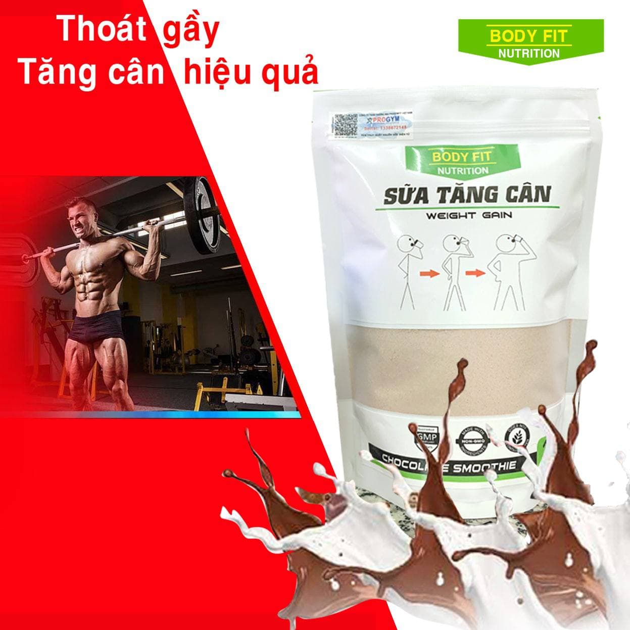 Sữa Tăng Cân Cho Người Gầy BodyFit - Weight Gain 500g
