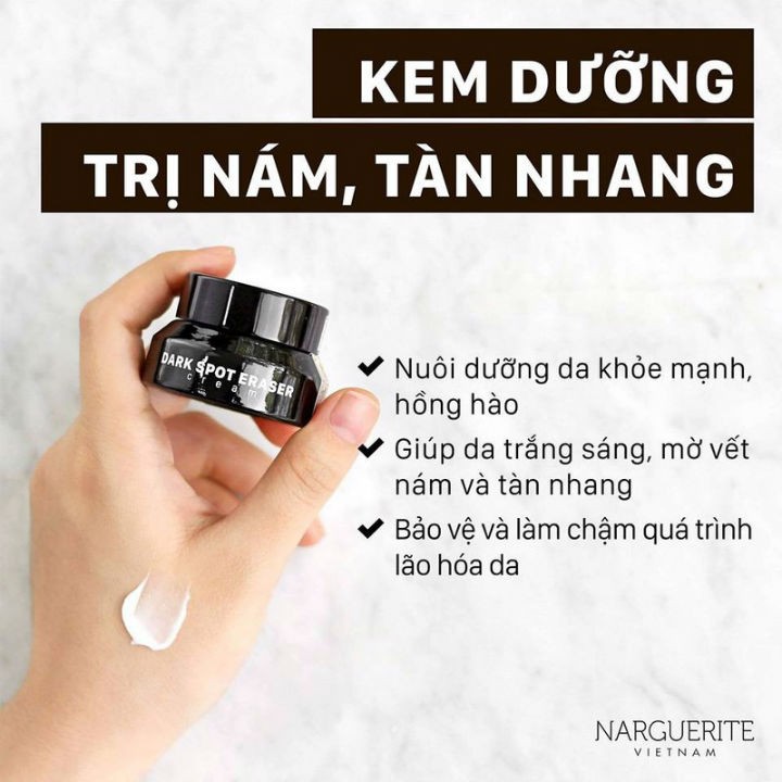 [HCM]Kem giảm nám tàn nhang ngăn ngừa lão hóa Dark Spot Eraser Narguerite (15G) - Date 2025