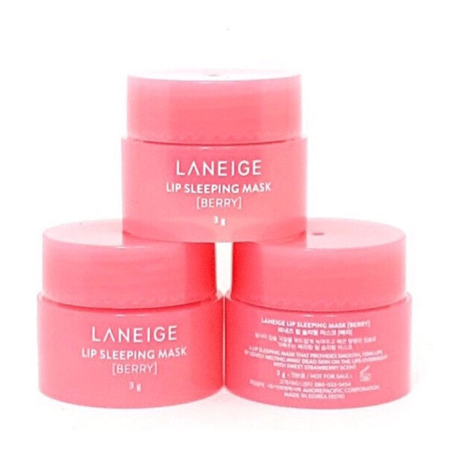 Mặt Nạ Ngủ Laneige Water Sleeping Mask-Mặt Nạ Ngủ Cho Môi LANEIGE Lip Sleeping Mask  Mini -Laura's Cosmetics