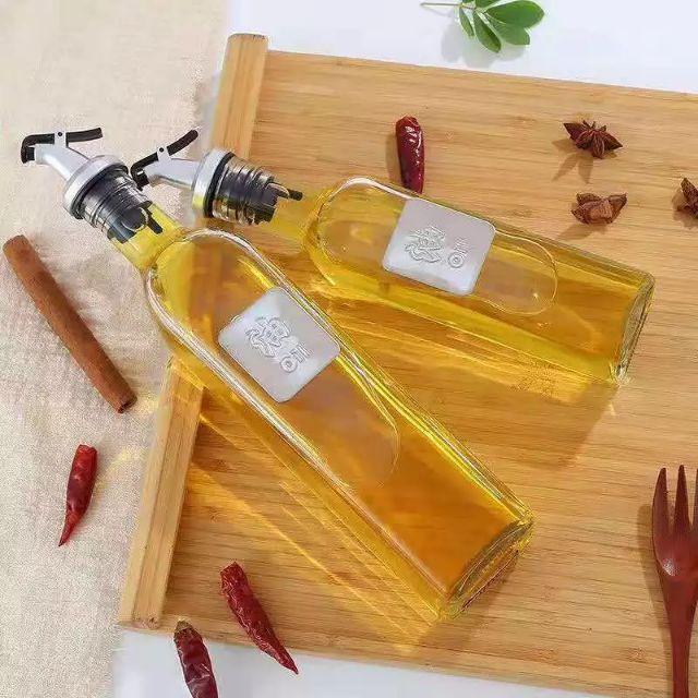 Chai thủy tinh đựng dầu ăn, nước mắm