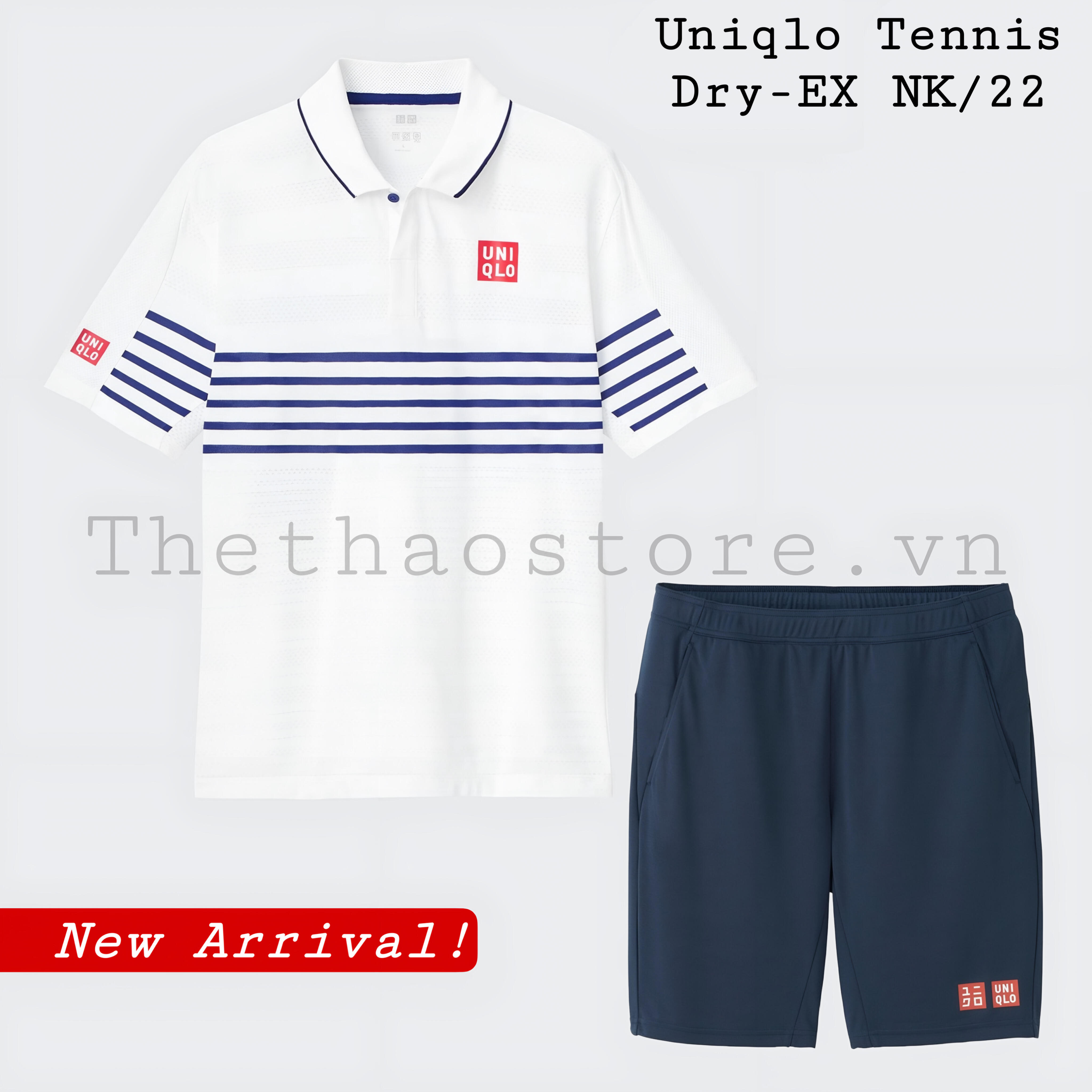 Bộ Thể Thao Uniqlo Nishikori Tennis Màu Nâu  Sumoauthentic  Thời trang  phụ kiện