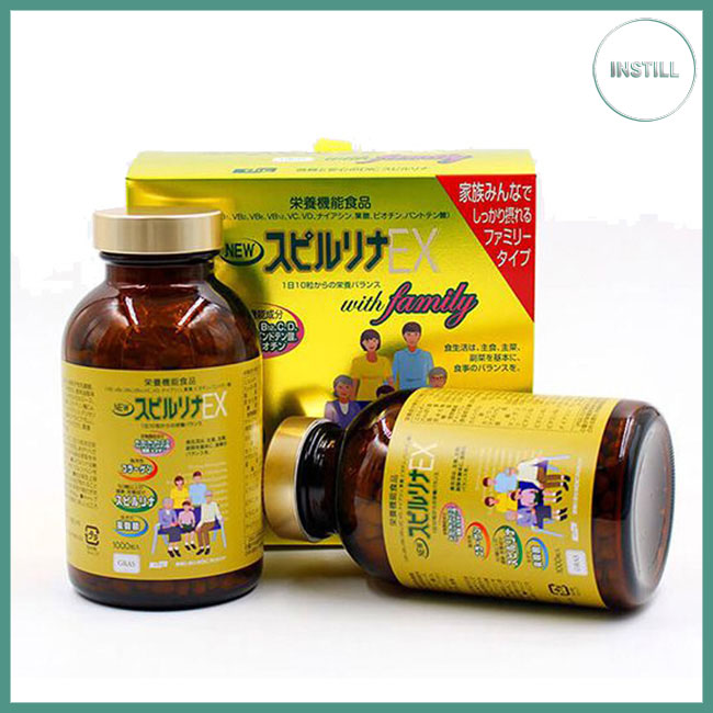 Tảo vàng Spirulina EX 2000 cao cấp nội địa Nhật