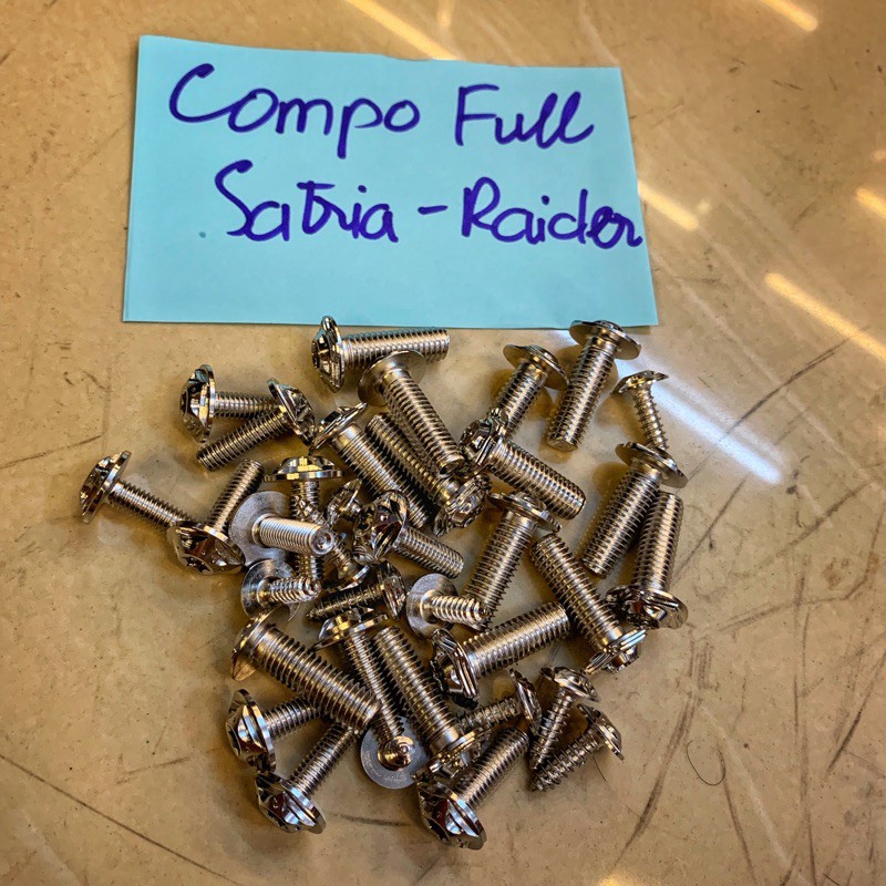 Compo ốc salaya full xe raider satria fi 150