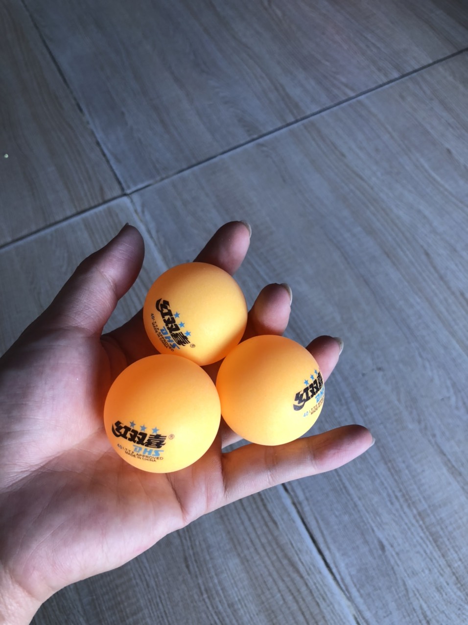 Qủa bóng bàn 3 sao 1 hộp 3 quả