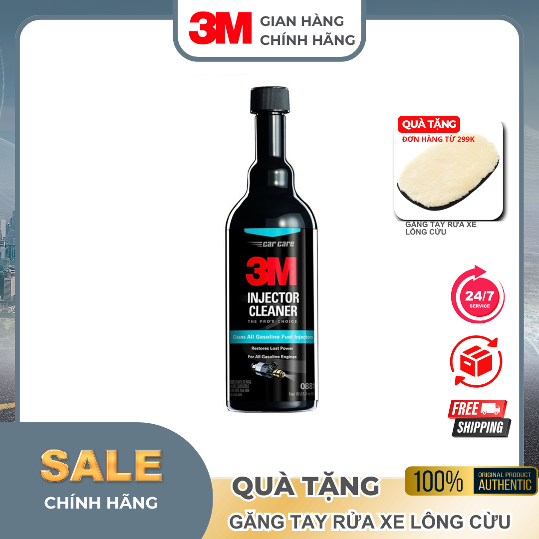 Dung môi phụ gia Dầu 3M™08815 - 250ml  làm sạch hệ thống sau mỗi 5,000km.