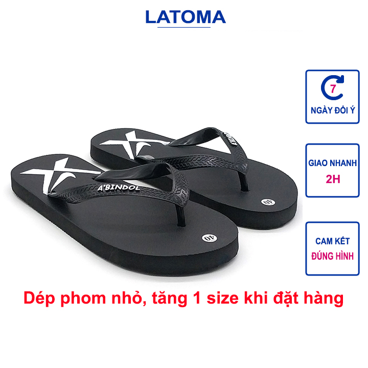 Dép kẹp xỏ ngón nam nữ đi biển chất liệu xốp nhẹ êm chân Latoma TA1091 (Nhiều màu)