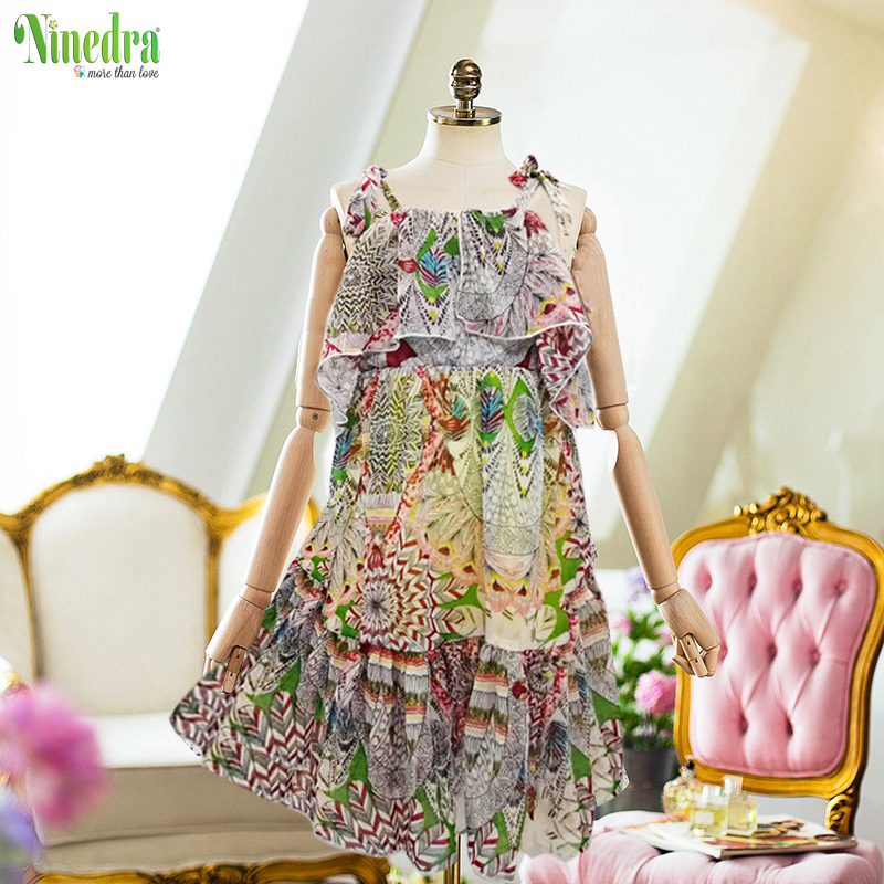 [HCM 💝 Freeship] Đầm voan mềm 2 dây mát mẻ size cho bé gái 1-2 tuổi - Ninedra