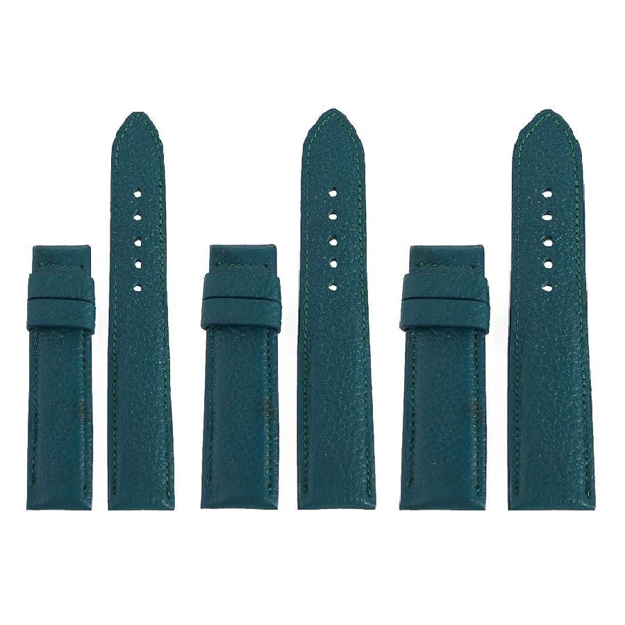 Dây đồng hồ nam nữ da bò size lớn màu xanh lá TH8131