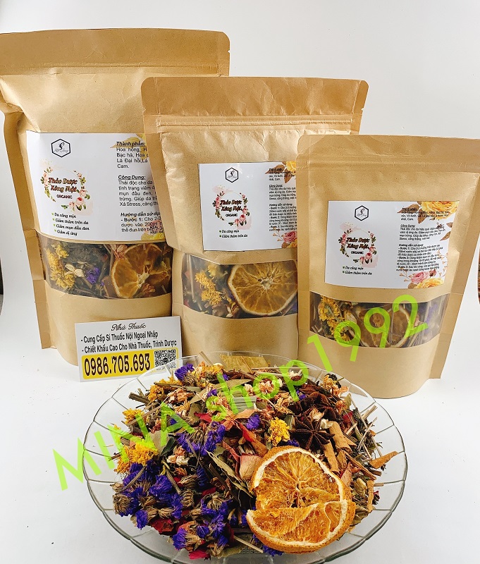 - xông mặt thảo dược organic - mộc hương