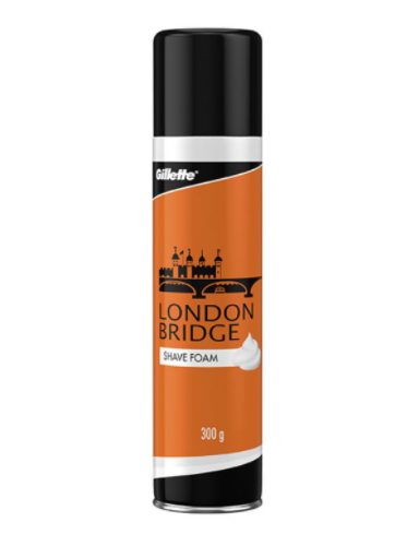 Bọt cạo râu Gillette London Bridge 300g