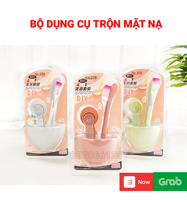 Bộ dụng cụ đắp mặt nạ- Bát trộn mặt nạ
