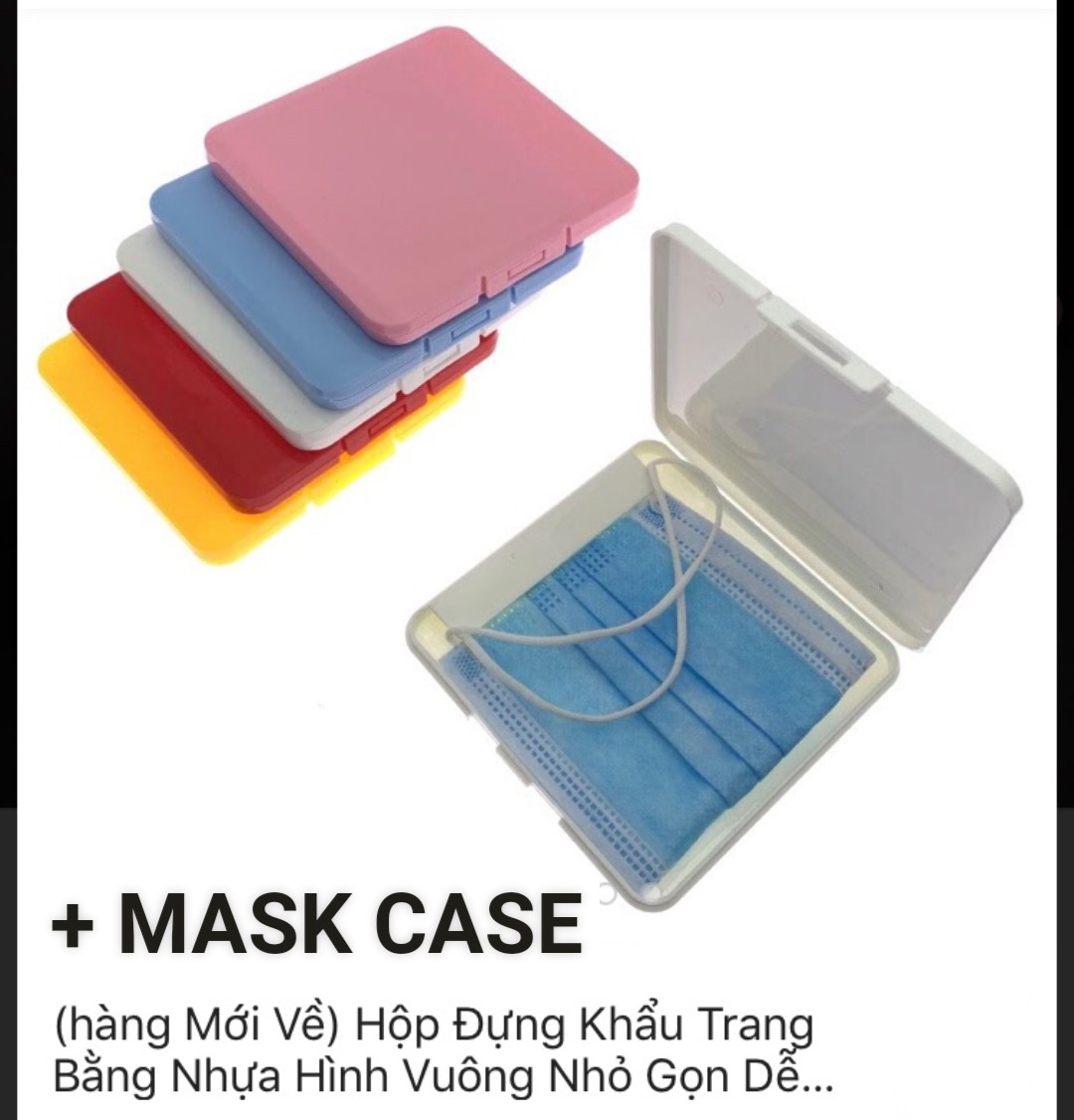 Hộp đựng khẩu trang bằng nhựa