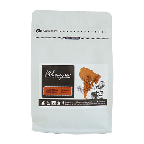 HCMCÀ PHÊ BLAGU HẠT ĐÃ RANG COLOMBIA SUPREMO MEDIUM ROAST