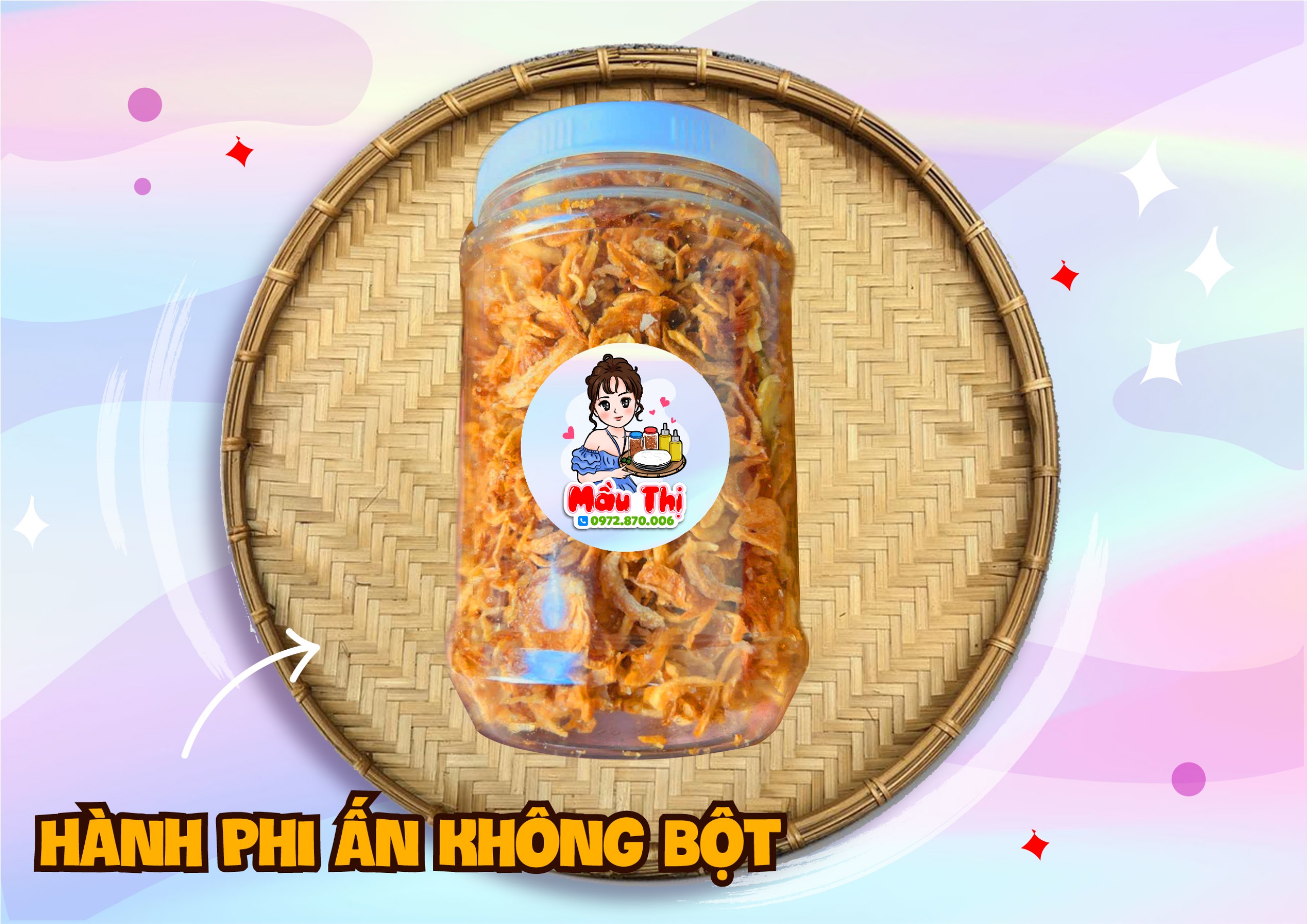 100g hành phi ấn không bột