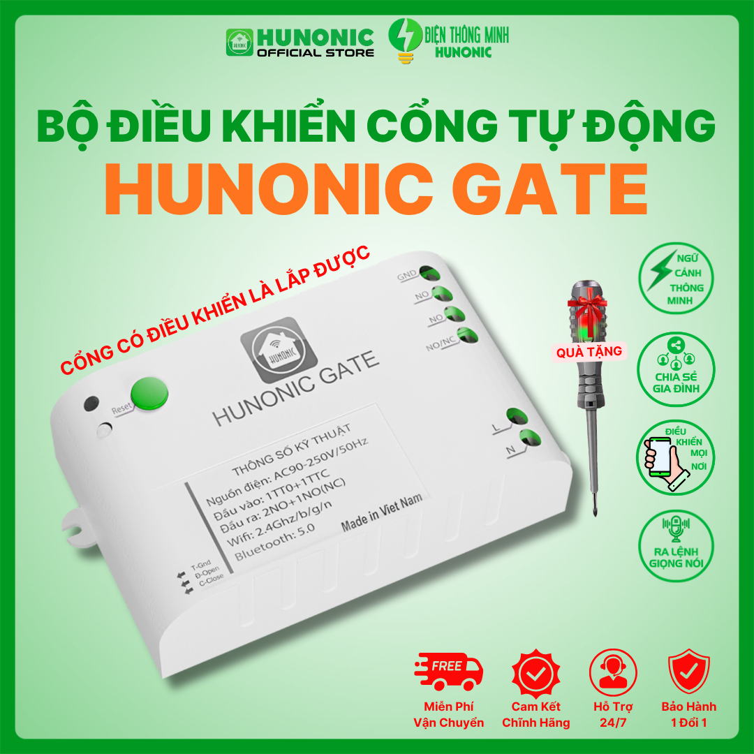 Bộ điều khiển cổng tự động HUNONIC GATE