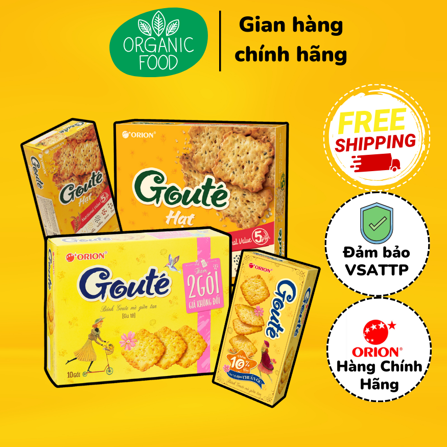 Bánh Goute mè giòn tan Orion