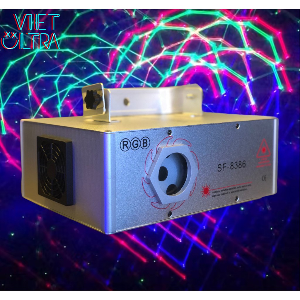 Đèn laser 8386 pro cực ảo - đèn laser phòng