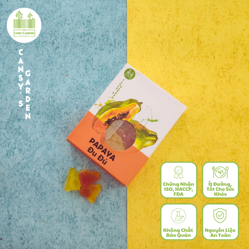 Đu Đủ sấy dẻo - Hộp 80gr