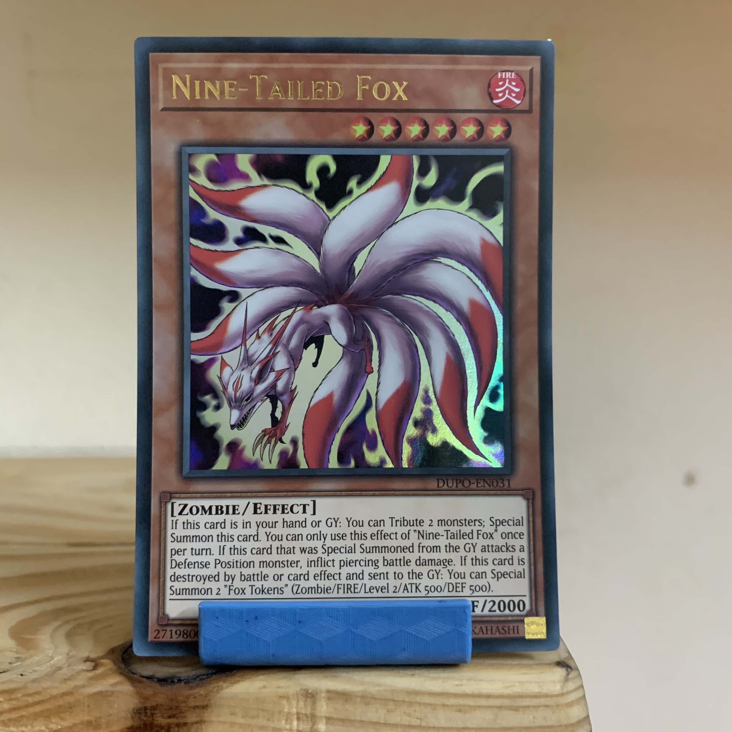 Nine-tailed fox - dupo-en031 - ultra rare