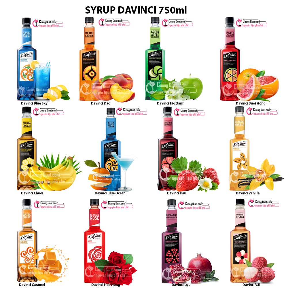 [HCM]Syrup Davinci Chai 750Ml