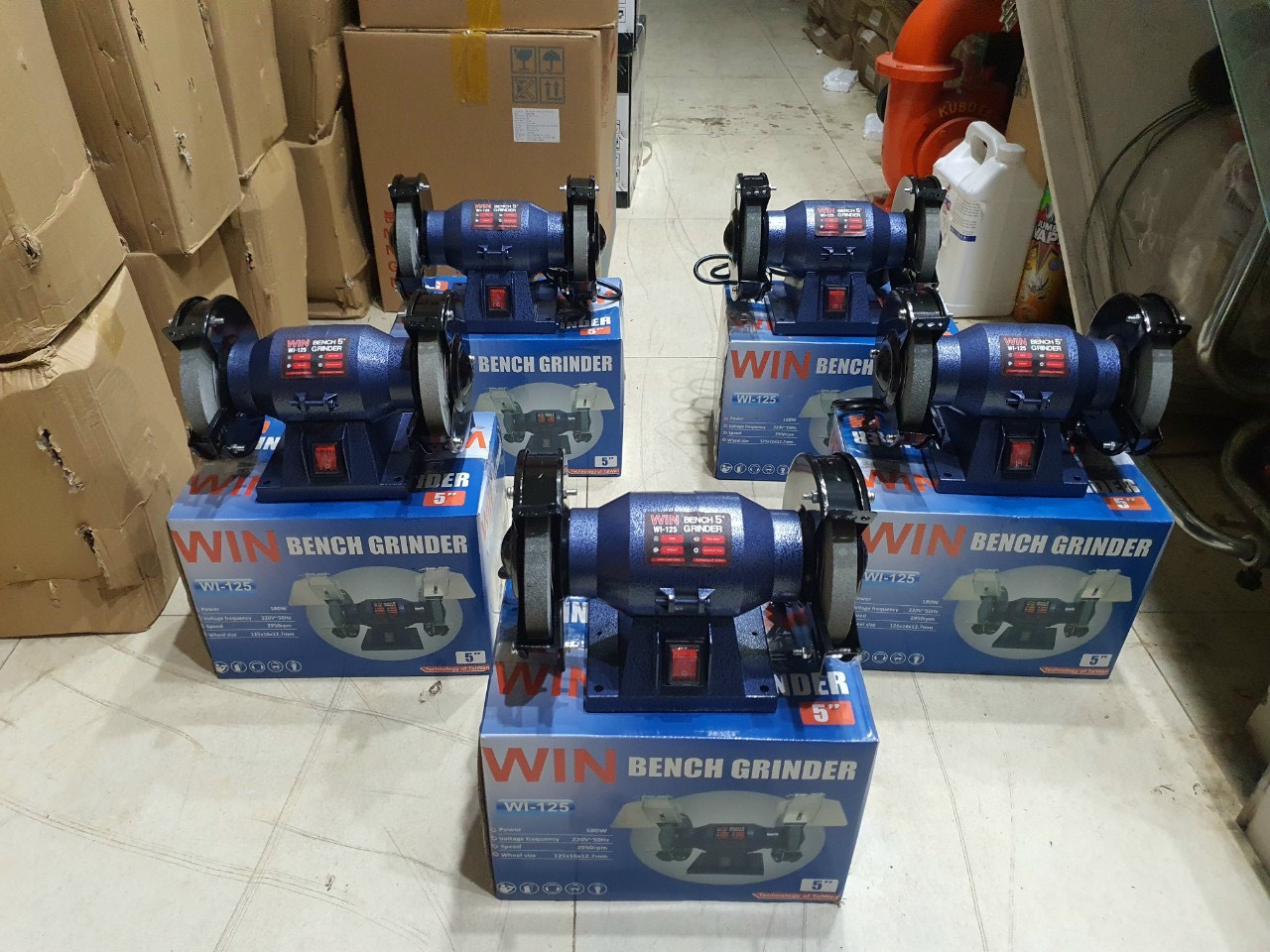 Máy mài hai đá wi-150 6" bench grinder