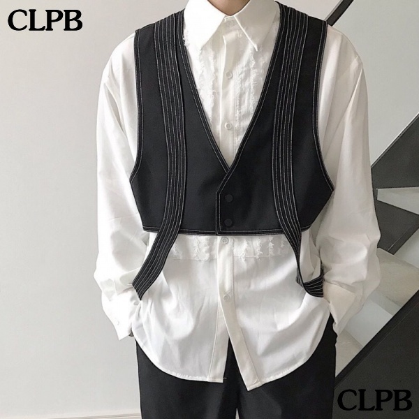 Áo Khoác Vest Mỏng Dáng Rộng Phong Cách Hip Hop Thời Trang Xuân Hè Cho Nam