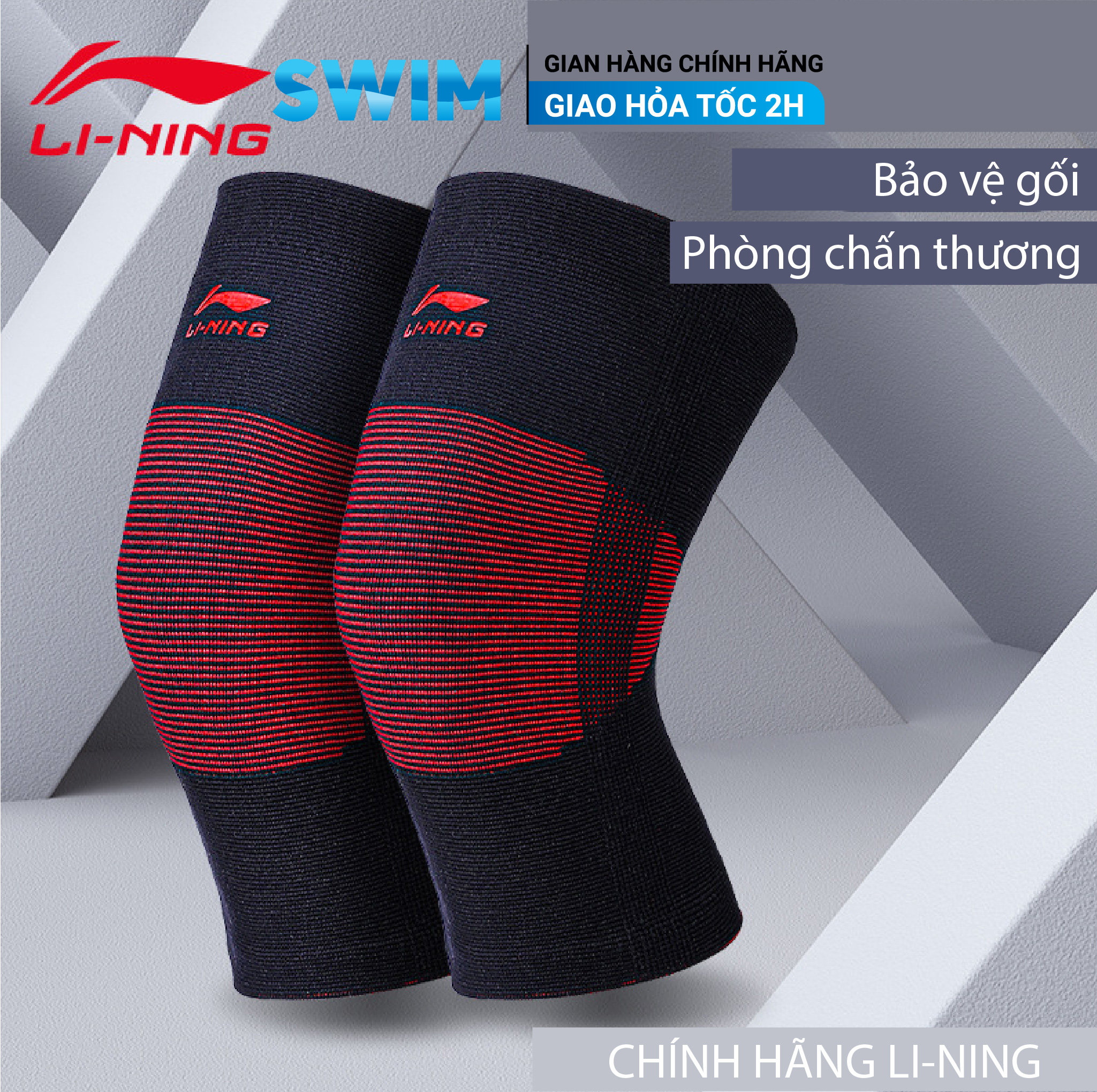 Băng đầu gối li-ning bảo vệ đầu gối bó gối thể thao li-ning 1 chiếc bảo vệ gối li-ning