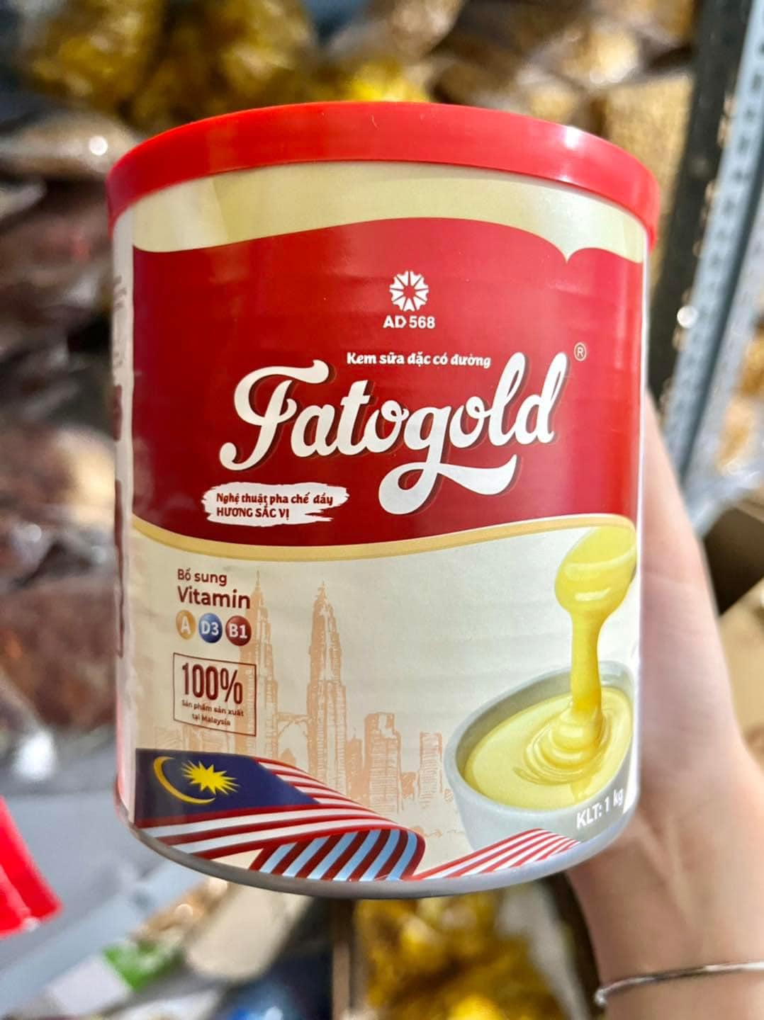 Sale! sữa đặc fatogold 1 kg malaysia date t6/25